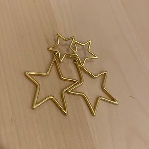 Madewell Gold Star Earrings